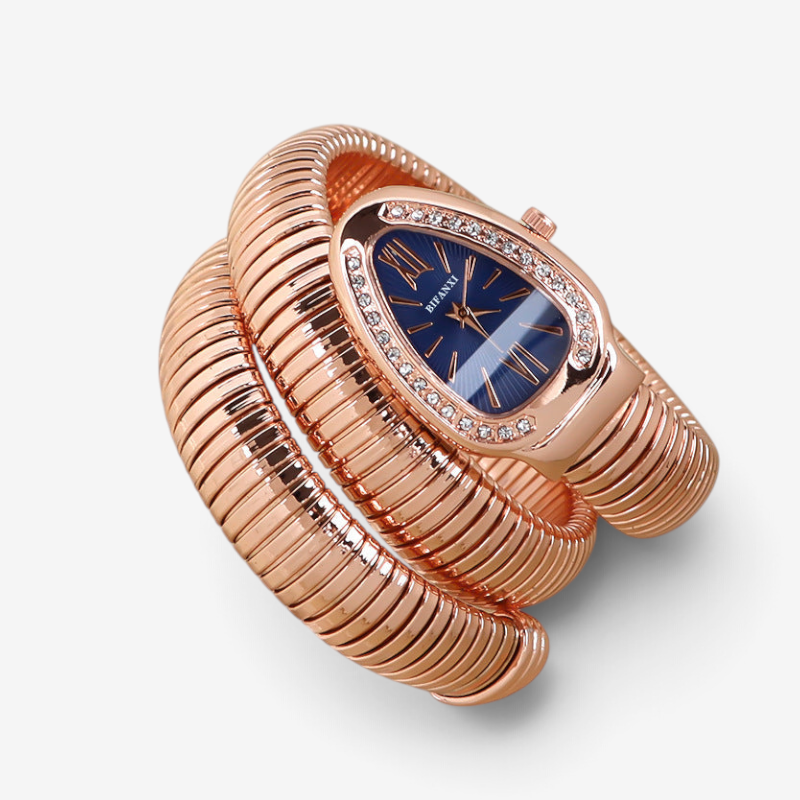 Camille - Montre à quartz avec cadran à chiffres romains et bracelet raffiné