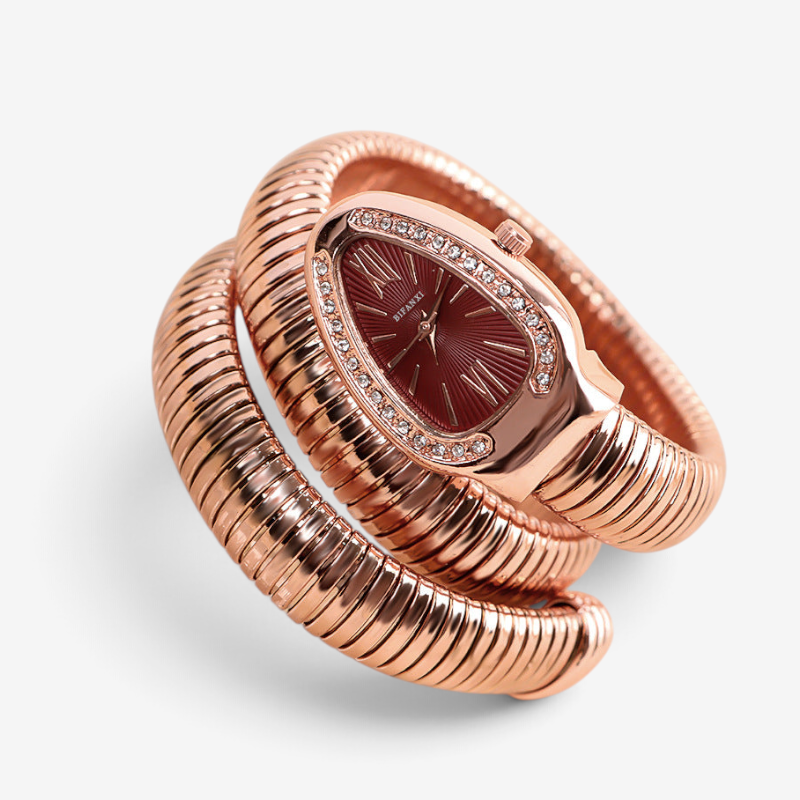 Camille - Montre à quartz avec cadran à chiffres romains et bracelet raffiné
