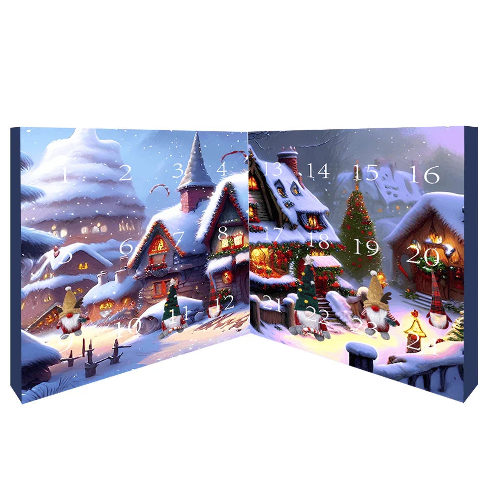 FestiGnome - Kalendarz adwentowy z pluszowymi figurkami skrzatów