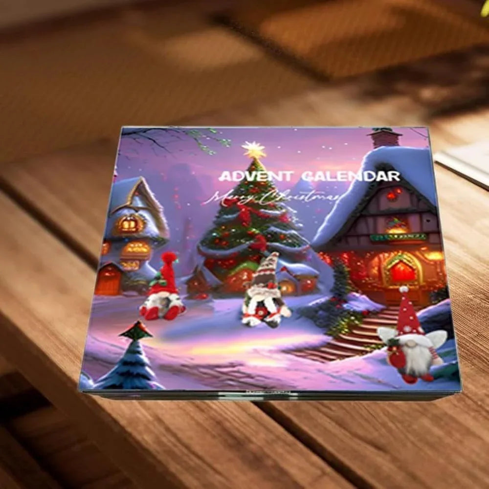 FestiGnome - Kalendarz adwentowy z pluszowymi figurkami skrzatów
