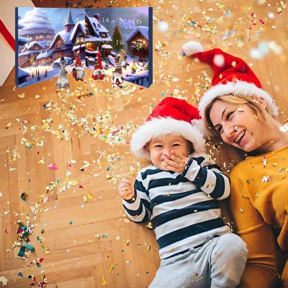 FestiGnome - Kalendarz adwentowy z pluszowymi figurkami skrzatów