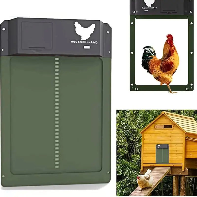FarmGate - Automatische kippenhokdeur met waterbestendig ontwerp en betrouwbare stroomvoorziening