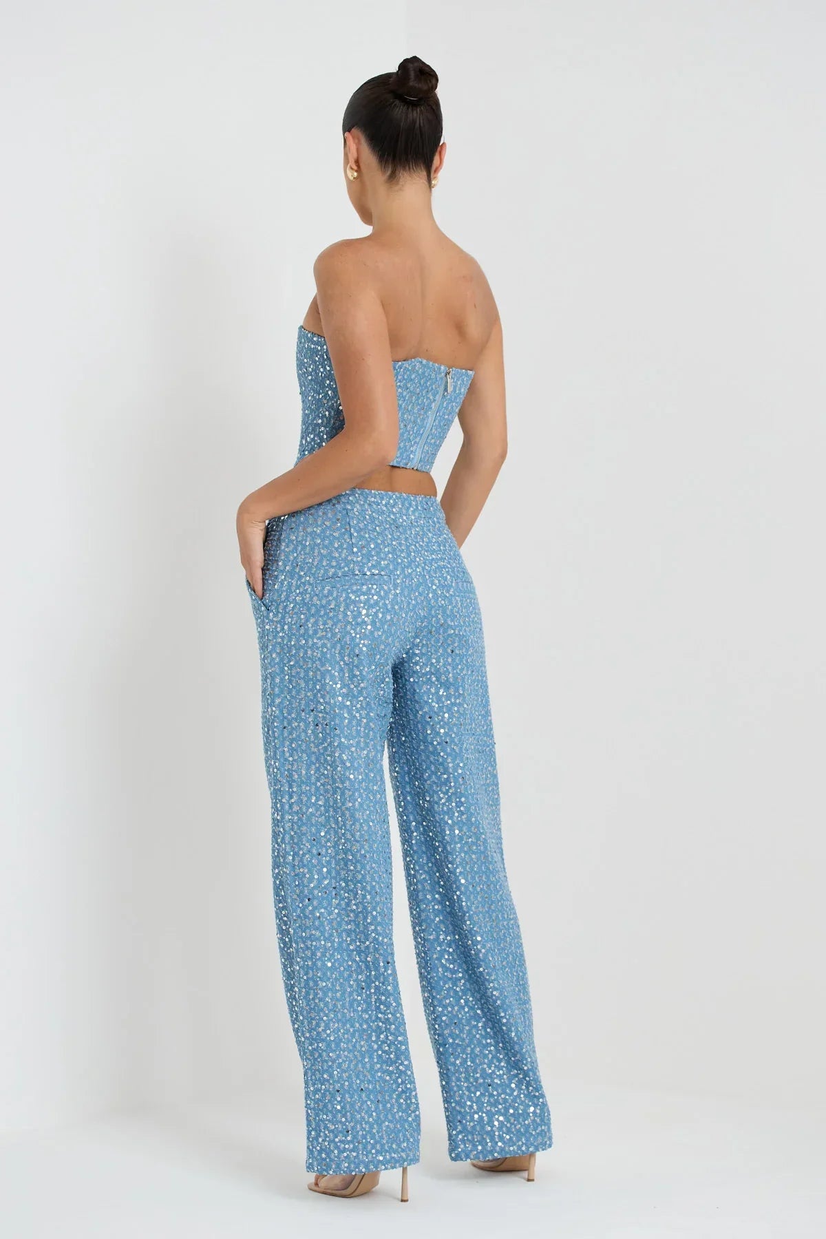 Hailey - Two-piece set with strapless top