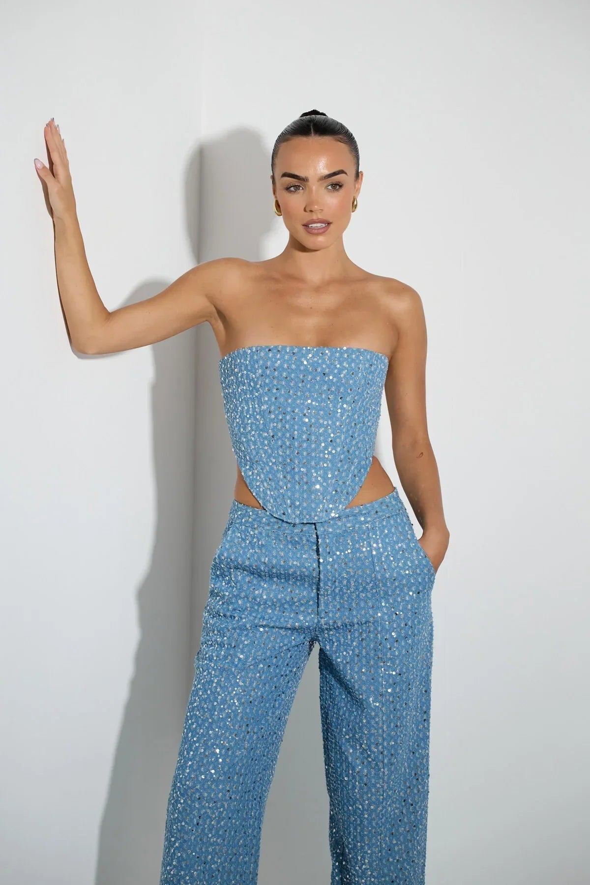 Hailey - Two-piece set with strapless top