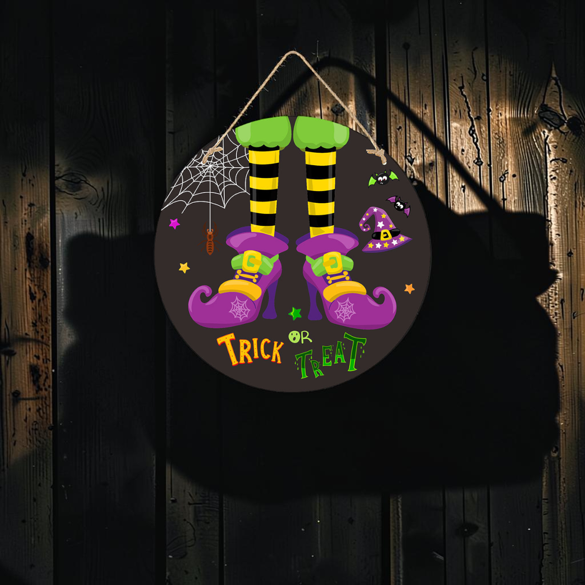 Halloween Door Signs with Spooky Designs