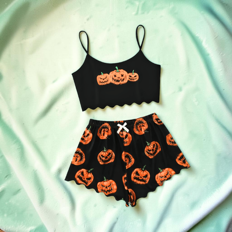 Bella – halloweenská souprava na spaní s veselými motivy