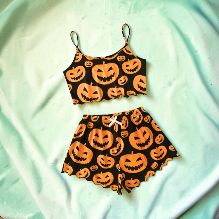 Bella – halloweenská souprava na spaní s veselými motivy