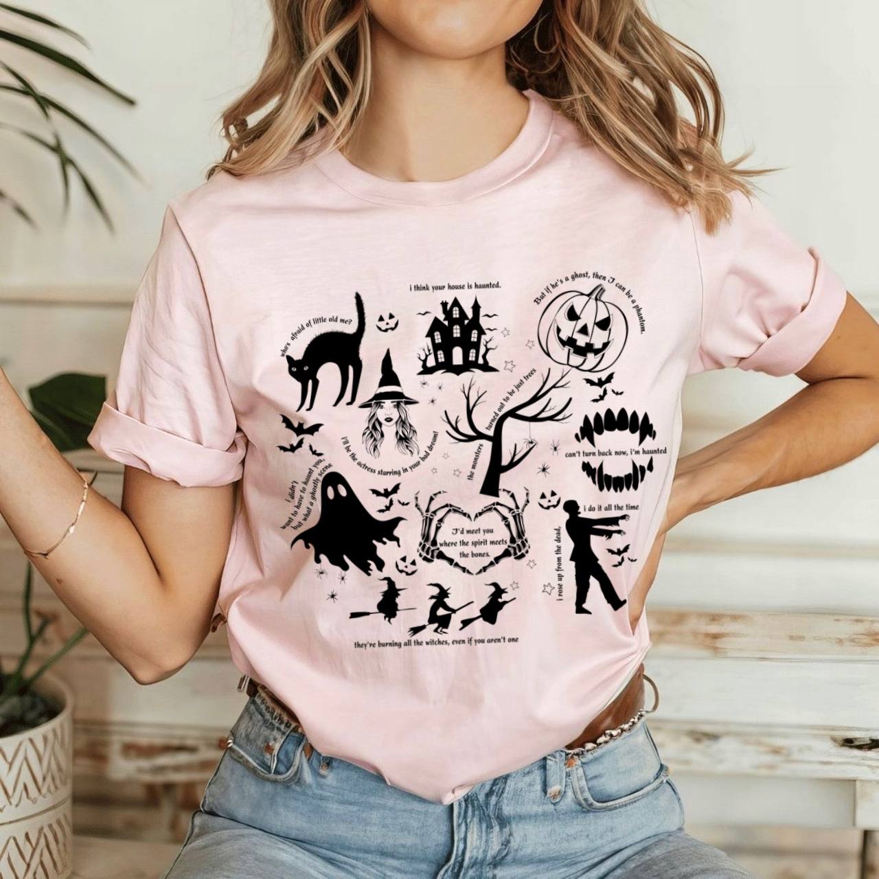 Halloween Graphic Sweatshirt for Women