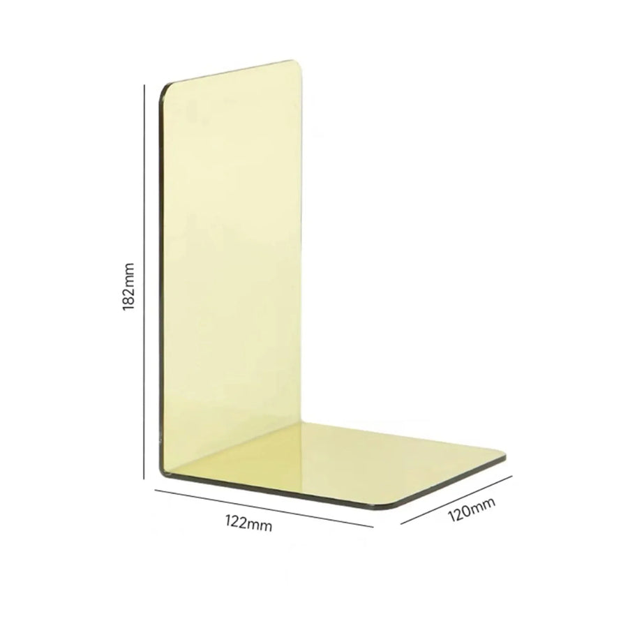 PureStack - Serre-livres légers et durables en acrylique pour un design minimaliste