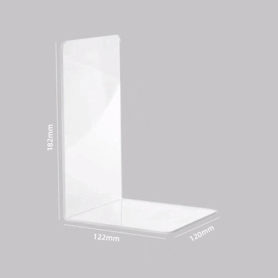 PureStack - Lichtgewicht en duurzame boekensteunen van acryl voor een minimalistisch ontwerp