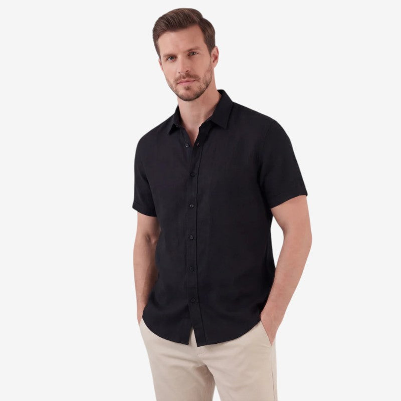 Men's Long Sleeve Button-Front Shirt