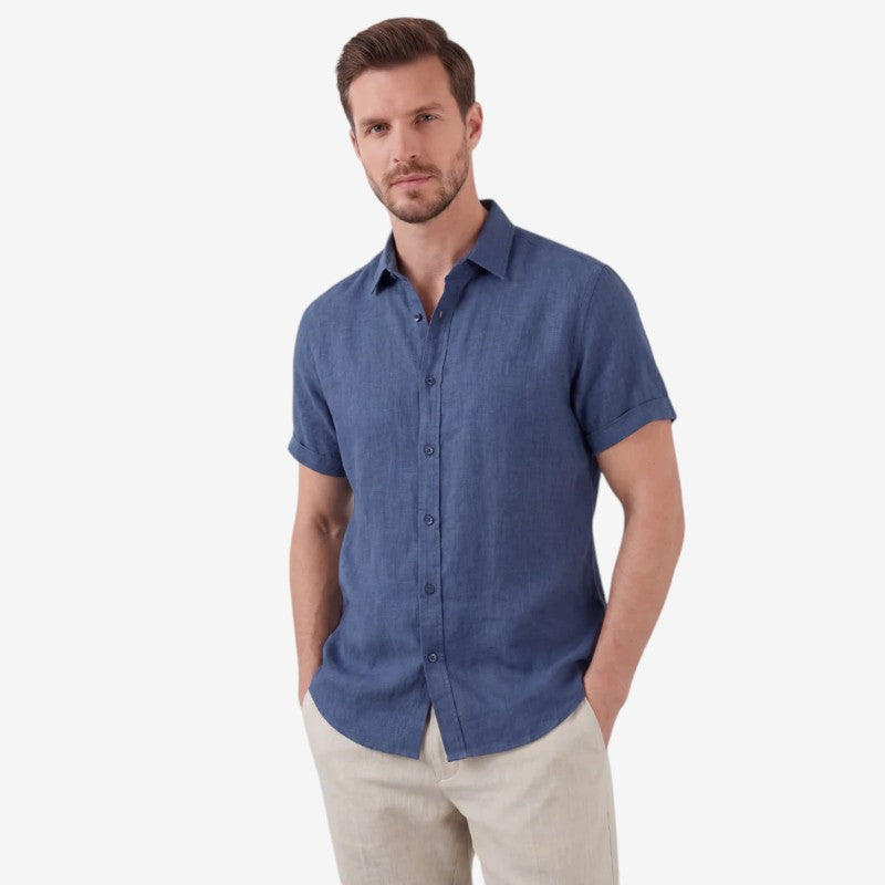 Men's Long Sleeve Button-Front Shirt