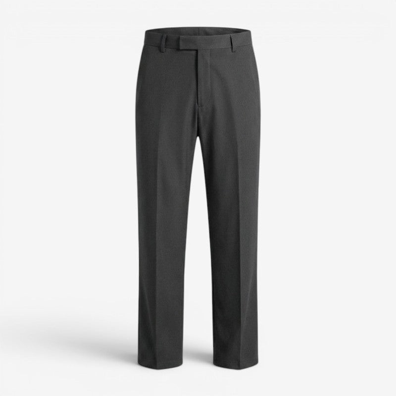 Men's Slim Fit Cotton Pants with Adjustable Waist