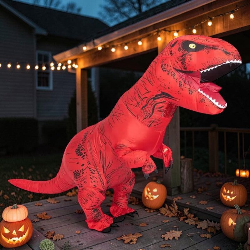 DinoFun - Inflatable T-Rex Dinosaur Costume for Unisex