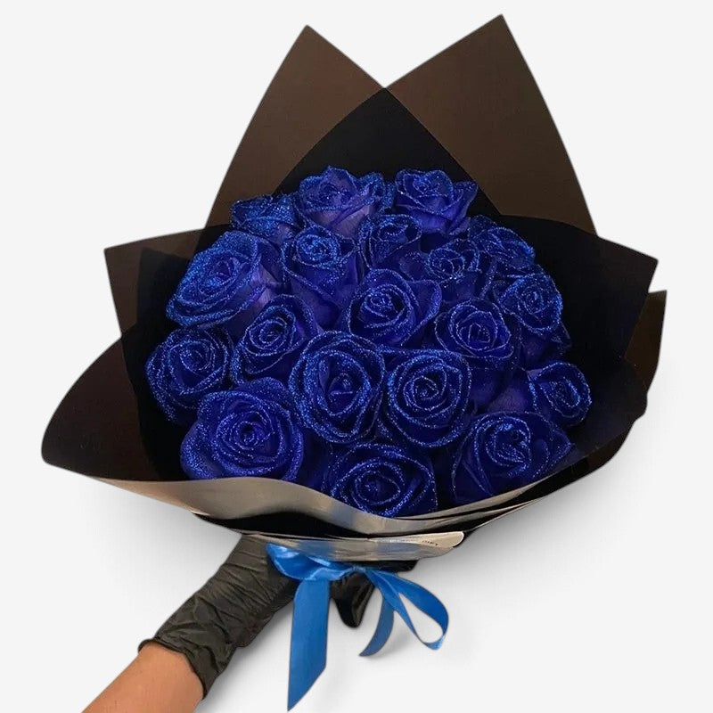 Petalia - Rose decorative glitterate con petali