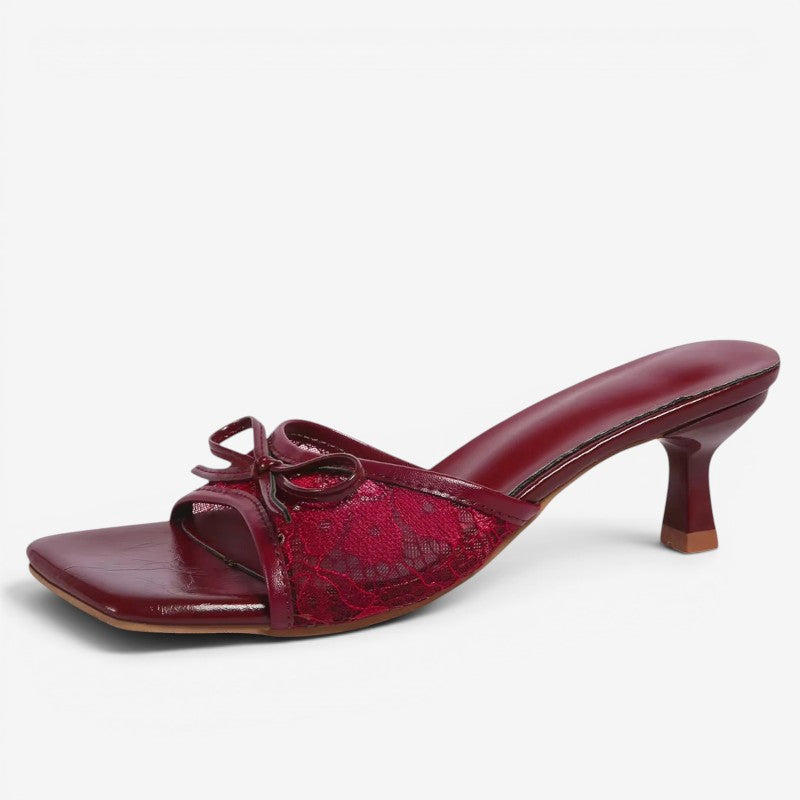 Women’s Square Toe Slip-On Sandals