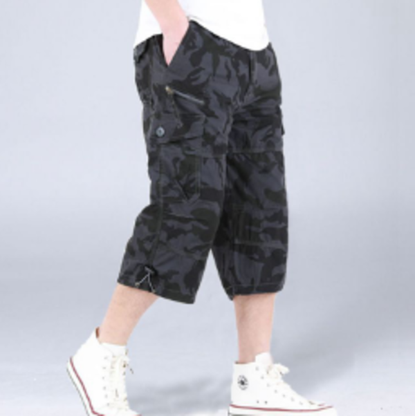 Adrian - Shorts cargo lunghi e rilassati con comfort traspirante e tasche funzionali