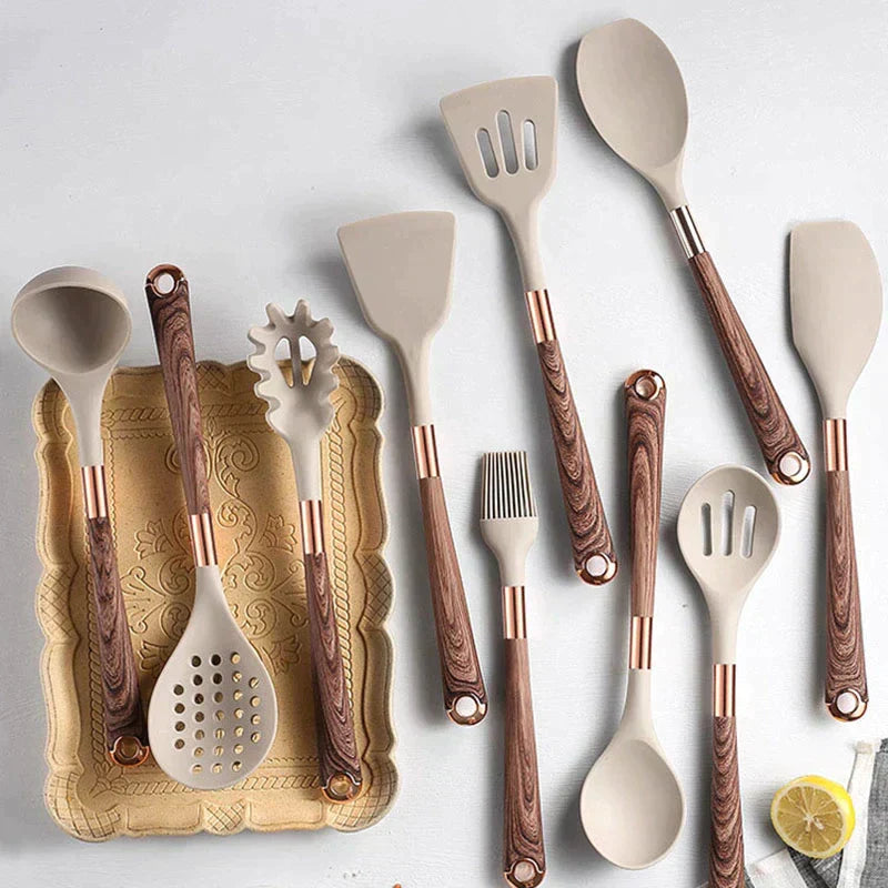 CulinaryTouch - Elegantní silikonové kuchyňské náčiní pro moderní vaření