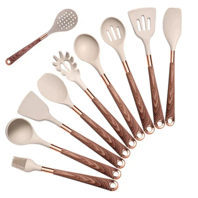 CulinaryTouch - Eleganti utensili da cucina in silicone per una cucina moderna