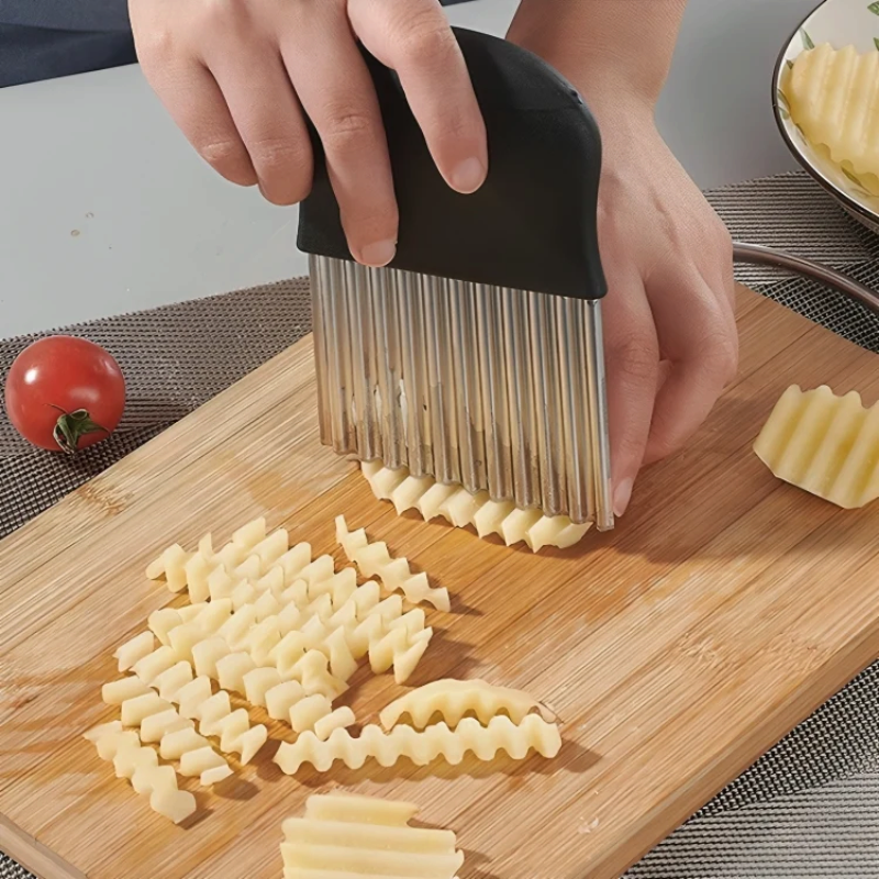 Tagliaverdure ondulato CrinkleCraft in acciaio inossidabile