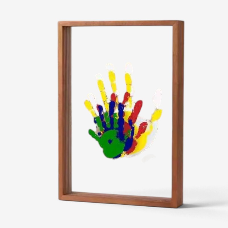 TinyTouch - Conjunto de pegadas e impressões das mãos e dos pés do bebé com argila
