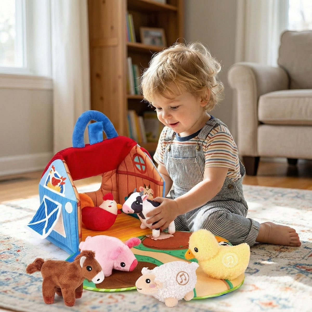 Farmplush - Interactive Plush Farm Animal Set With Sound Features