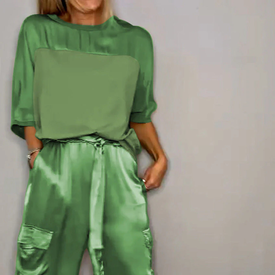 Variant image for Melitta - Tijdloze Elegante Twinset Dames met Comfortabele Pasvorm-9