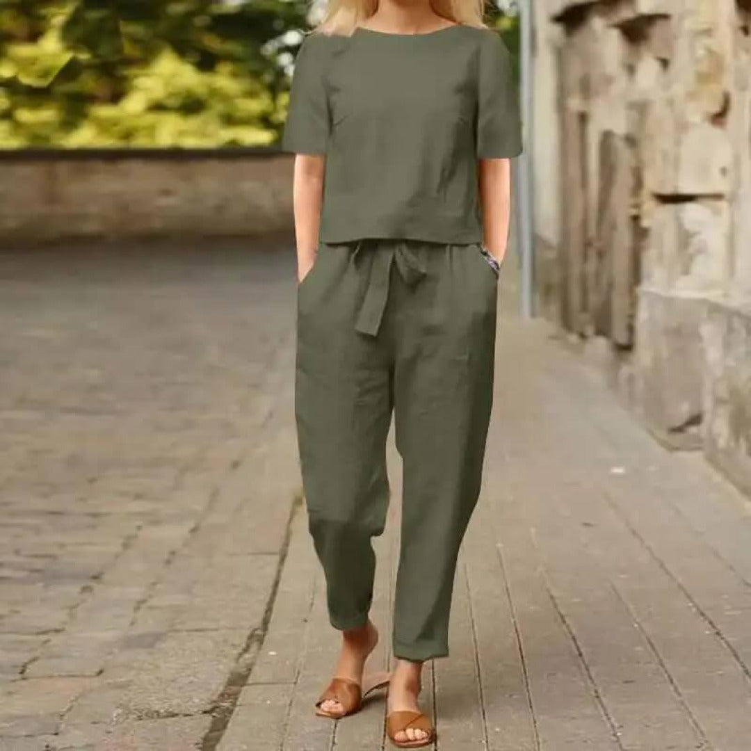 Variant image for Ottilie - Comfortabele Casual Twinset met Trendy Design-15