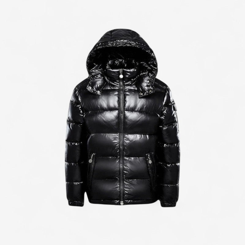 Jaxon – Lange Mouw Gewatteerde Jas met Capuchon en Ritssluiting