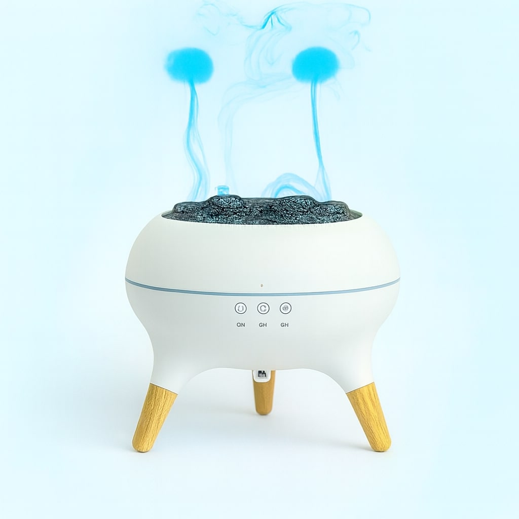 AquaJelly - Diffuseur d’arômes avec effet méduse et changement de couleur LED