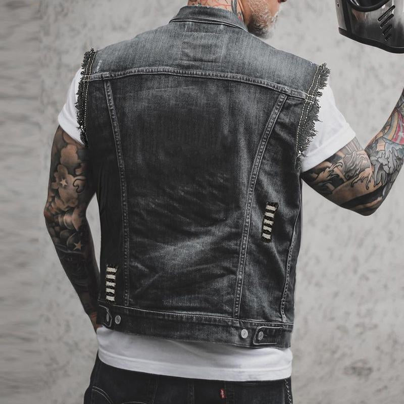Denimix - Stylish Denim Vest for Men with Unique Design