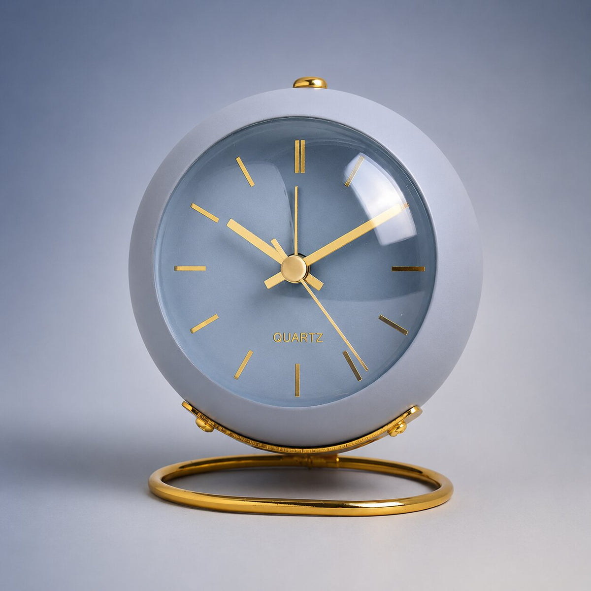 Dialume - Analog Table Clock With Silent Operation And Luminous Hands