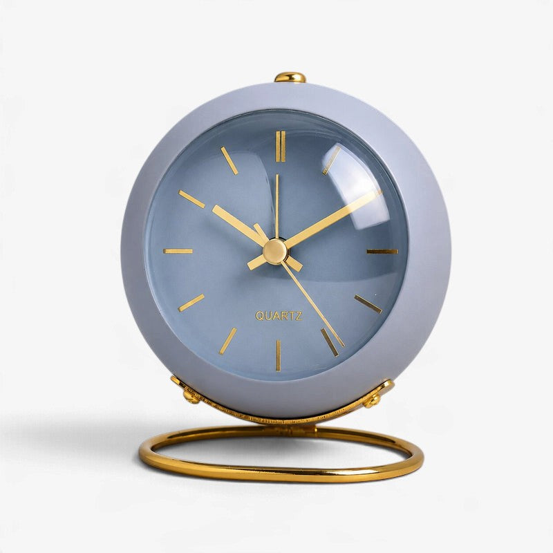 Dialume - Analog Table Clock With Silent Operation And Luminous Hands