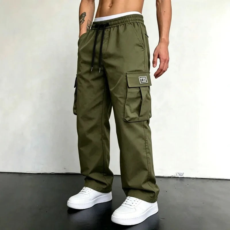 Valmero – Cargo Trousers with Drawstring Waist