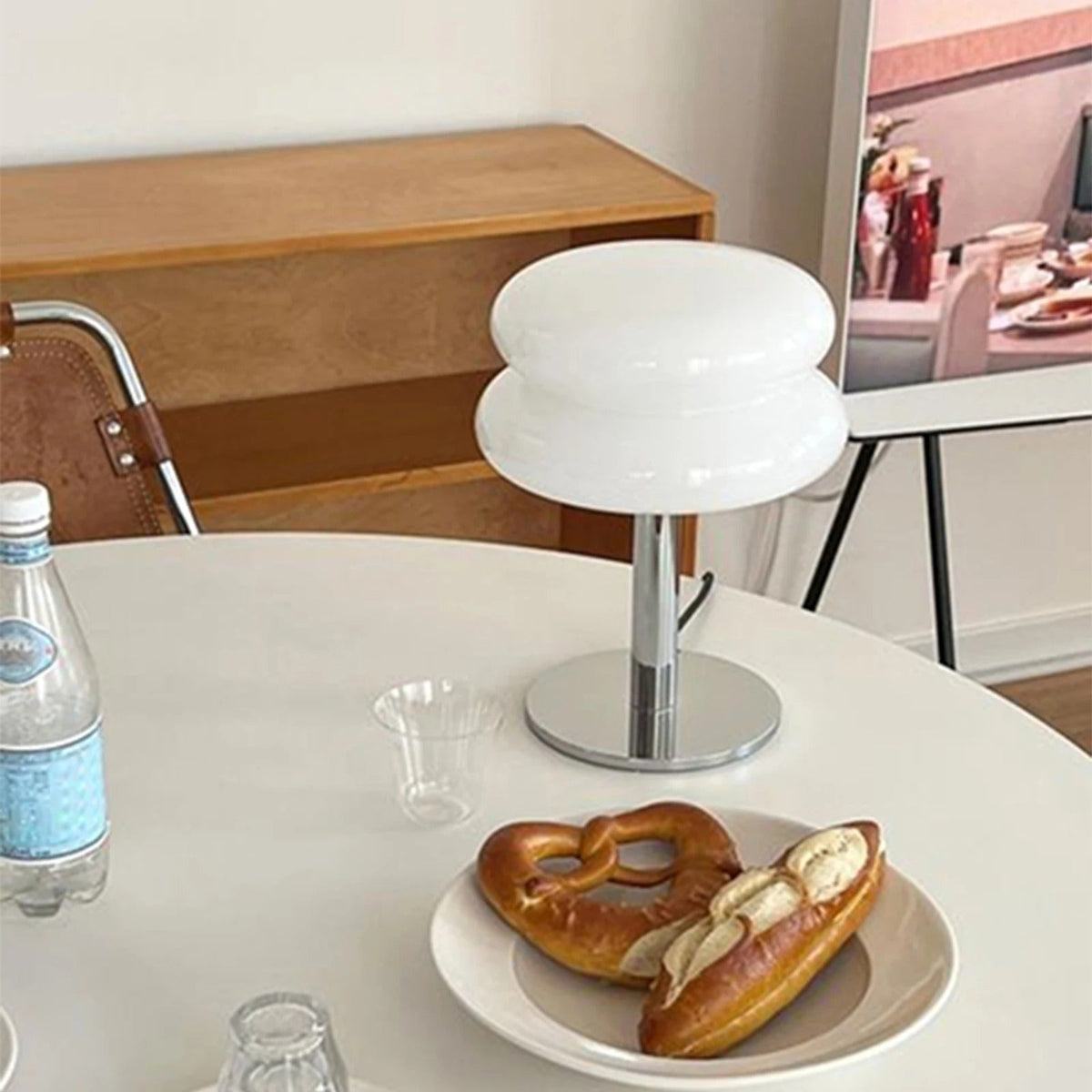LumiGlass - Skleněná stolní lampa s dvojitým difuzorem