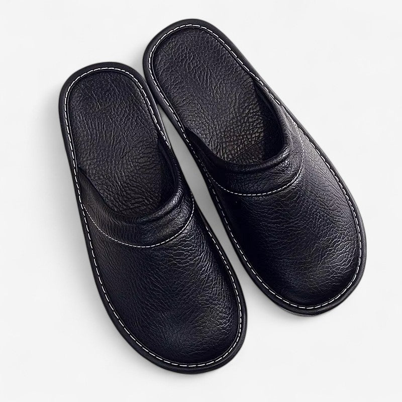 CozyStep – Round Toe Slippers with Slip-On Design