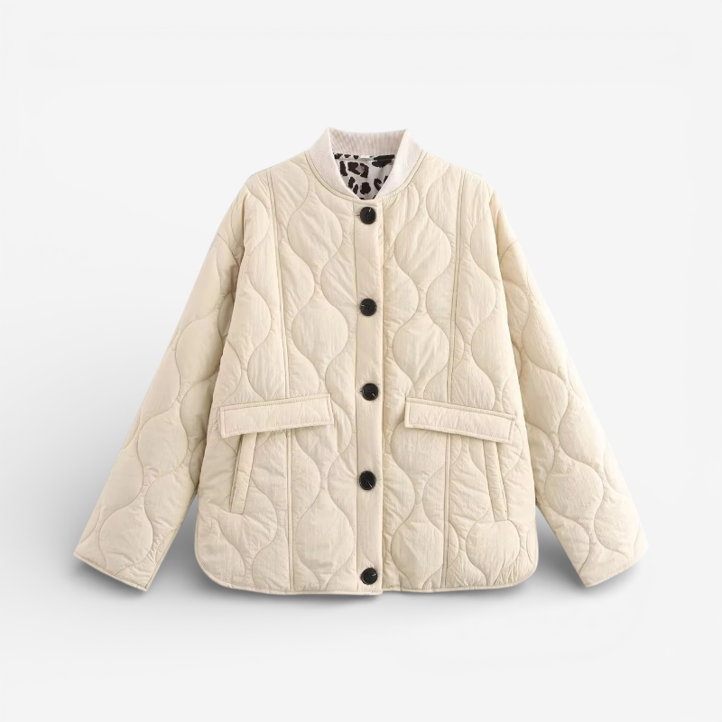 Elowyn – Long sleeve coat with buttons and pockets