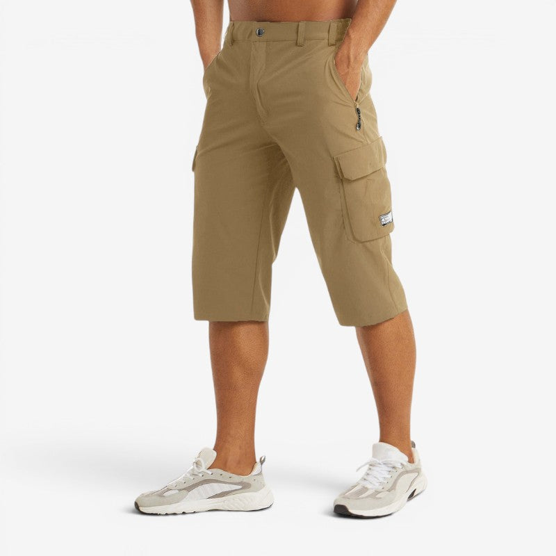 Men's Cargo Shorts With Knee Length