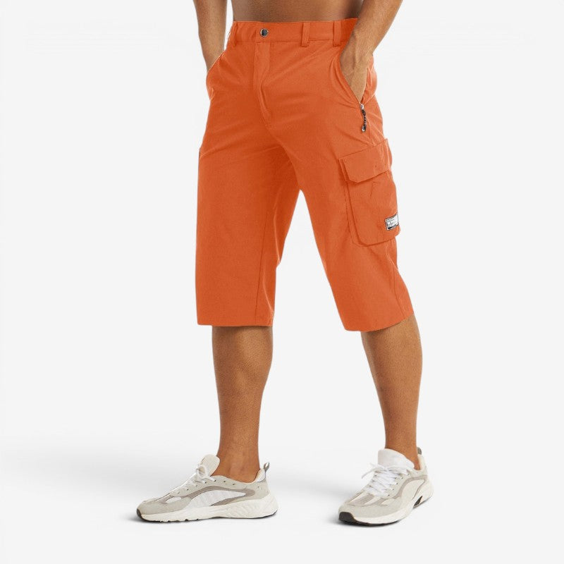 Men's Cargo Shorts With Knee Length