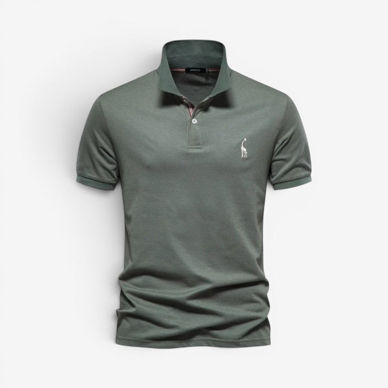 Męska koszulka polo slim fit z krótkim rękawem