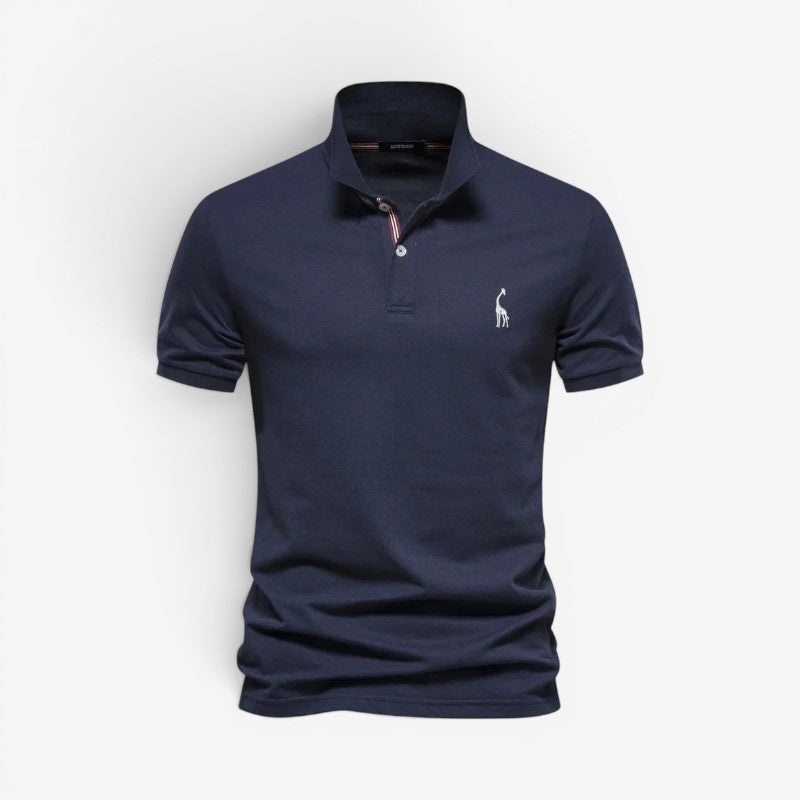 Męska koszulka polo slim fit z krótkim rękawem