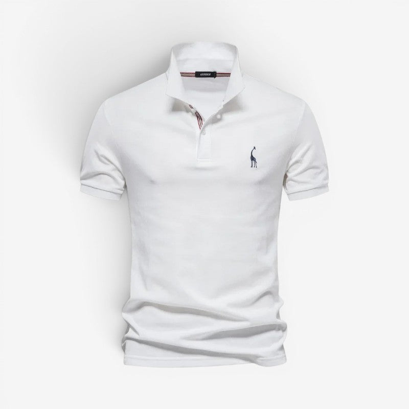 Męska koszulka polo slim fit z krótkim rękawem