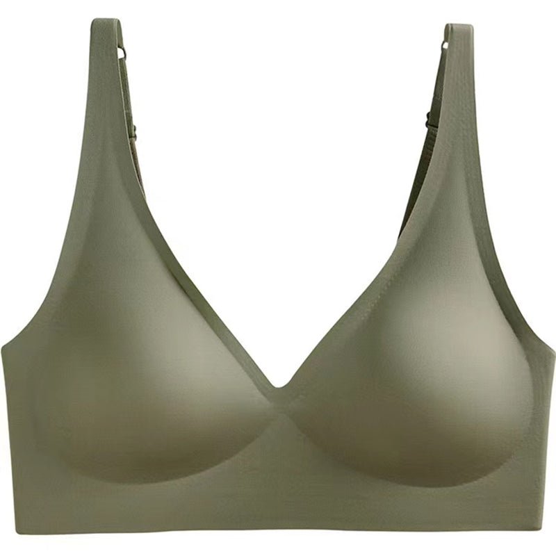 Lena - Wireless V-neck bralette with seamless fit and adjustable straps