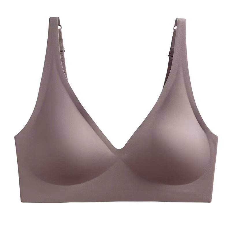 Lena - Wireless V-neck bralette with seamless fit and adjustable straps