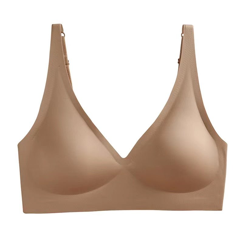 Lena - Wireless V-neck bralette with seamless fit and adjustable straps