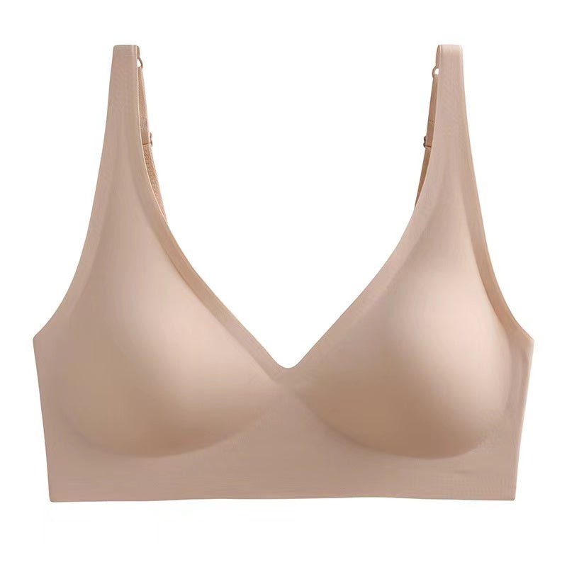 Lena - Wireless V-neck bralette with seamless fit and adjustable straps