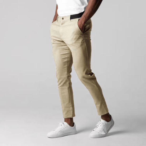 Leo - Modern slim-fit pants with stretch and flexible design