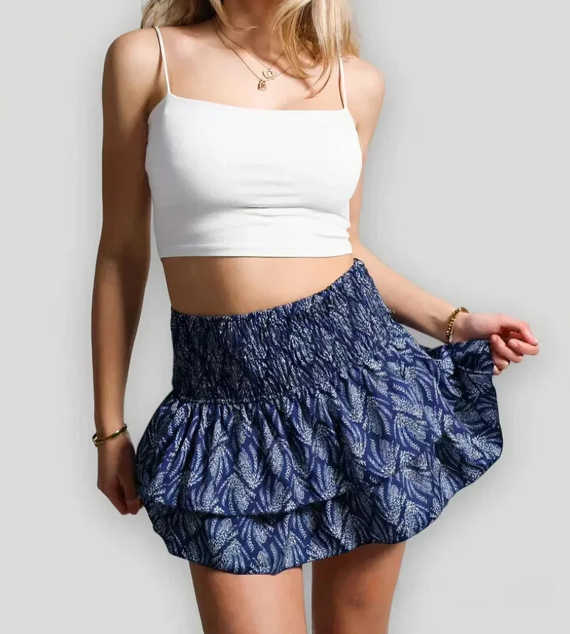 Lila - Elegancka bluzka z dopasowaną zwężaną spódnicą