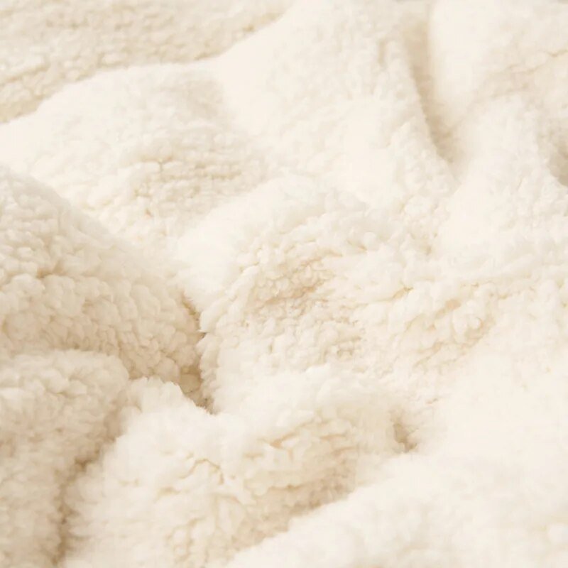 CloudWrap - Pătură fleece ultra-moale cu căptușeală plușată Sherpa pentru confort plăcut