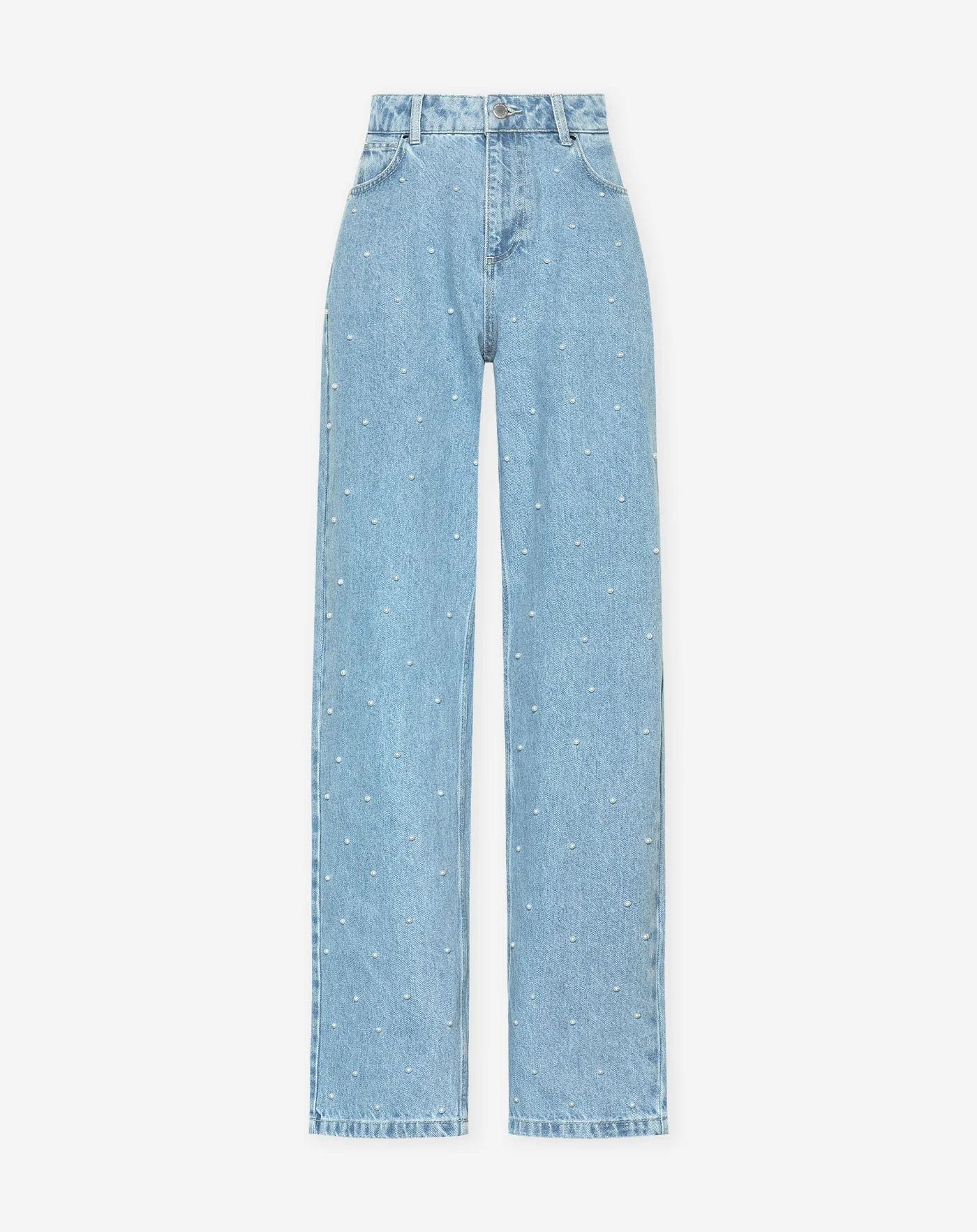 GlamLux - Sprankelende Slim-Fit Jeans met een vleugje glamour